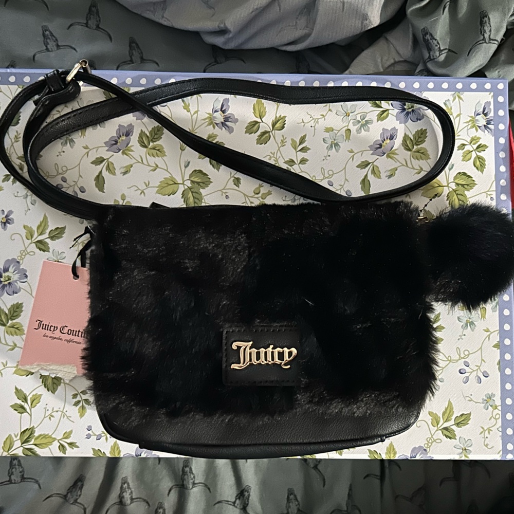 Juicy Couture Black Faux Purse
